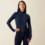 Ariat SolVeil 1/2 Zip Baselayer - Navy Eclipse