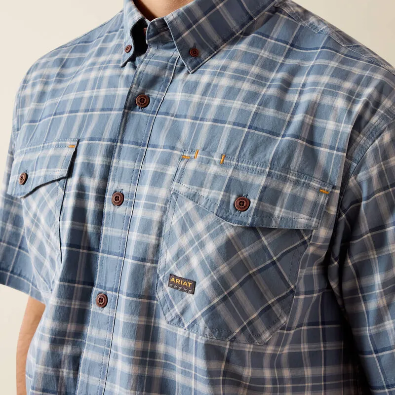 Ariat Rebar Made Tough DuraStretch Work Shirt - Dark Denim-3