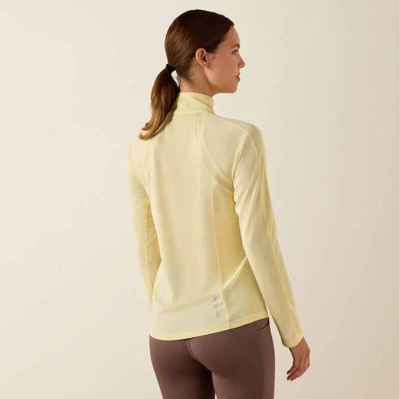 Ariat Sunstopper 3.0 1/4 Zip Baselayer - Flan-1