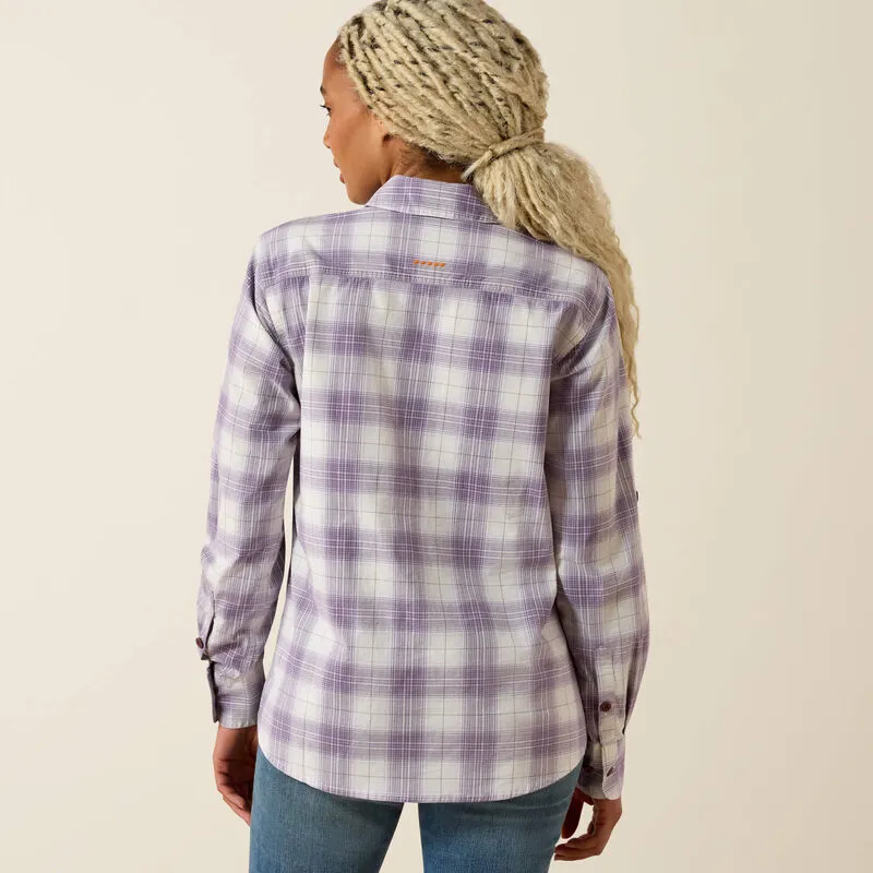 Ariat Rebar Made Tough DuraStretch Work Shirt - Thistle-4