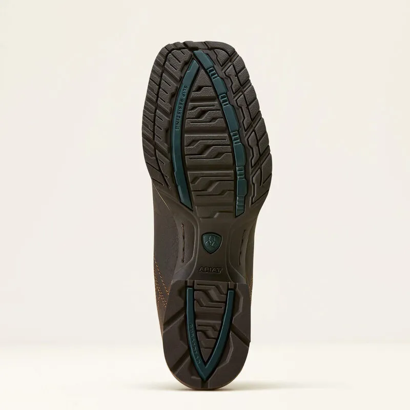 Ariat Hybrid Low Boy Western Boot - Warm Brown Elephant Print-4