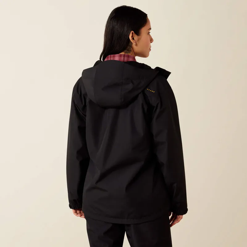 Ariat Ladies Rebar Stormshell Waterproof Jacket - Black-1