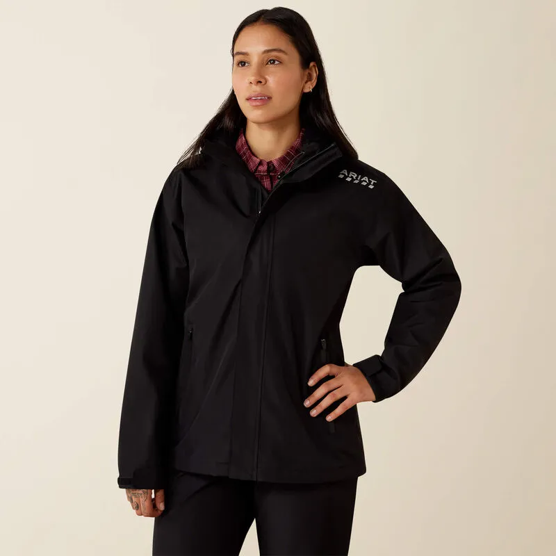 Ariat Ladies Rebar Stormshell Waterproof Jacket - Black