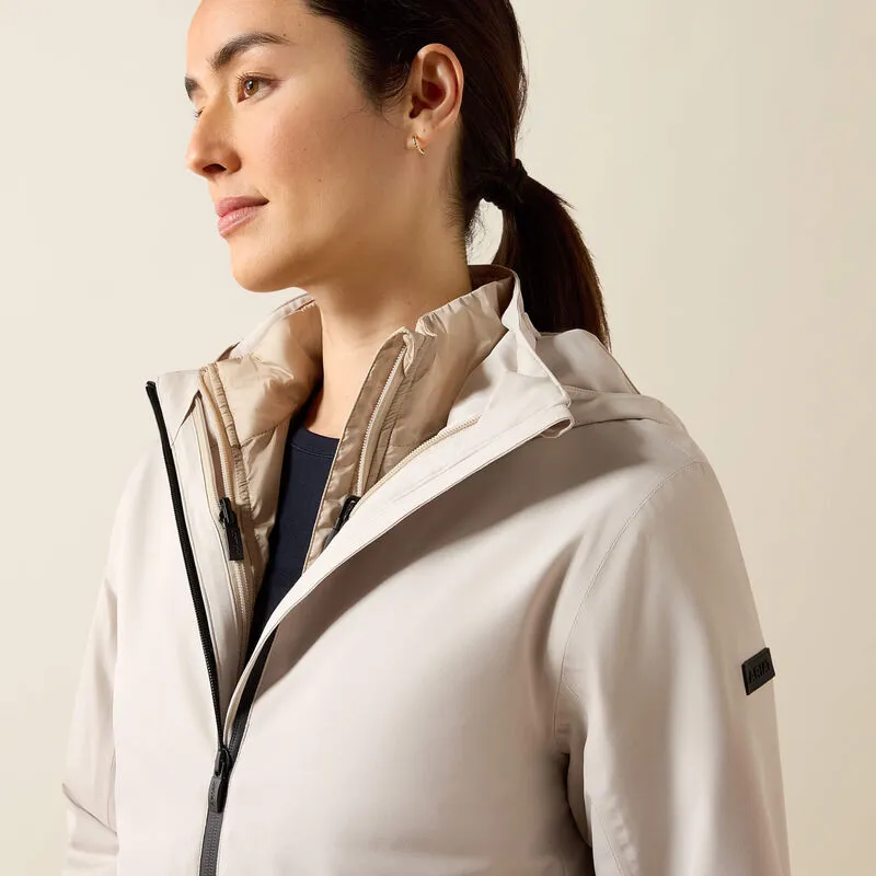 Ariat Ladies Troika Waterproof Jacket - Chateau Grey-3