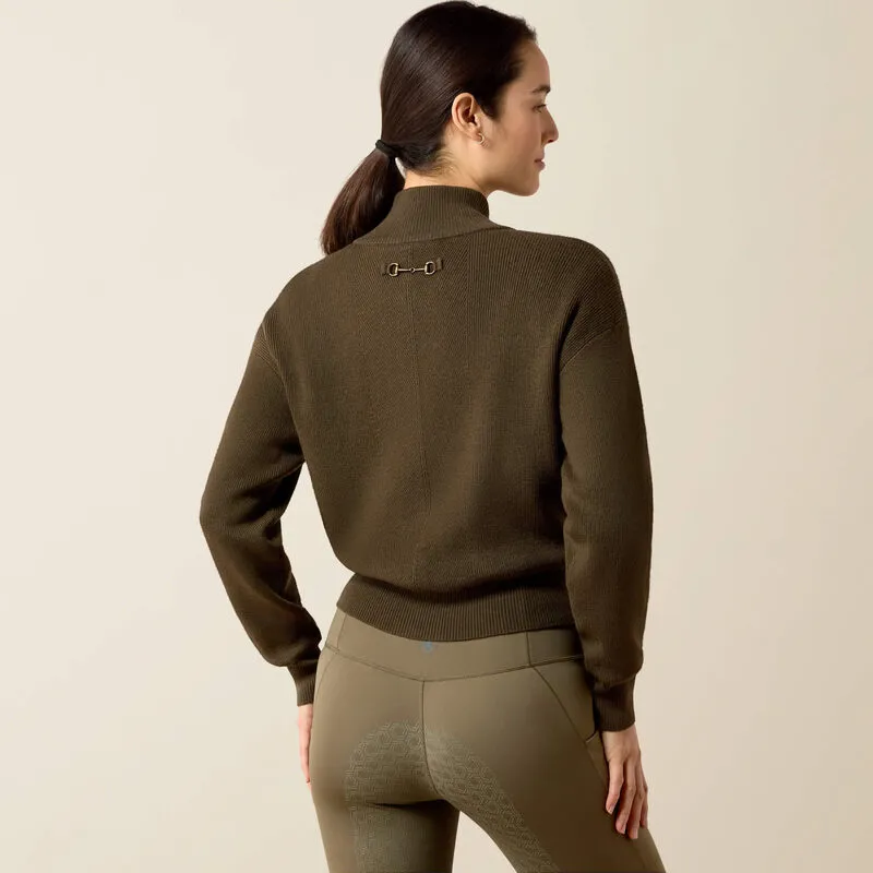 Ariat Ladies Foxleigh 1/2 Zip Sweater-1