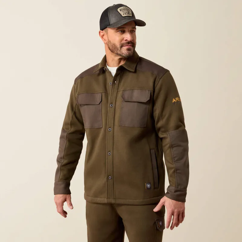 Ariat Rebar Workman Duracanvas Shirt Jacket - Earth