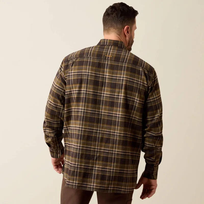 Ariat Men's Rebar Flannel Durastretch Work Shirt - Earth-1
