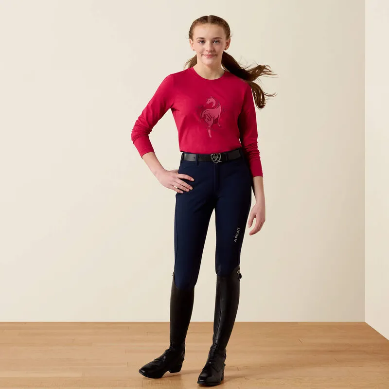 Ariat Youth Swish T-Shirt - Granita-2