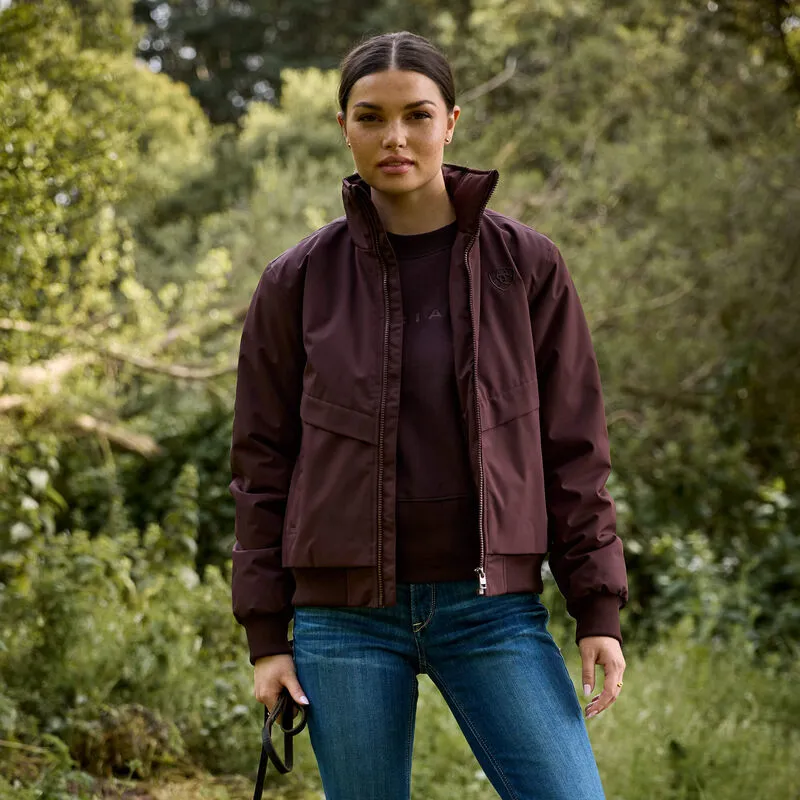 Ariat Ladies Stable 2.0 Insulated Jacket - Chocolate Plum-1