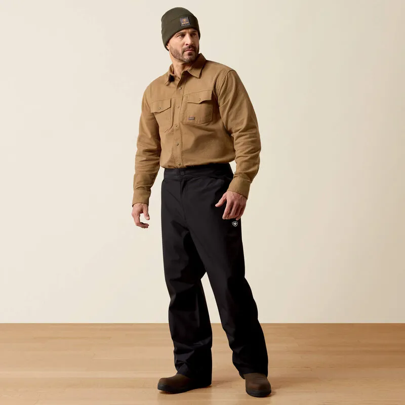 Ariat Rebar Stormshell Unisex Waterproof Pant - Black-1