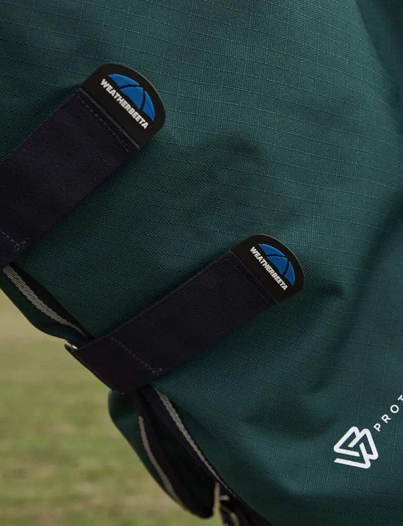 Weatherbeeta ComFiTec Plus Dynamic Turnout Rug Detach-A-Neck 100G - 6'0 Forest Green Navy-7