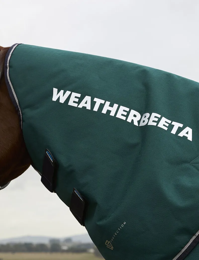Weatherbeeta ComFiTec Plus Dynamic Turnout Rug Detach-A-Neck 100G - 6'0 Forest Green Navy-5