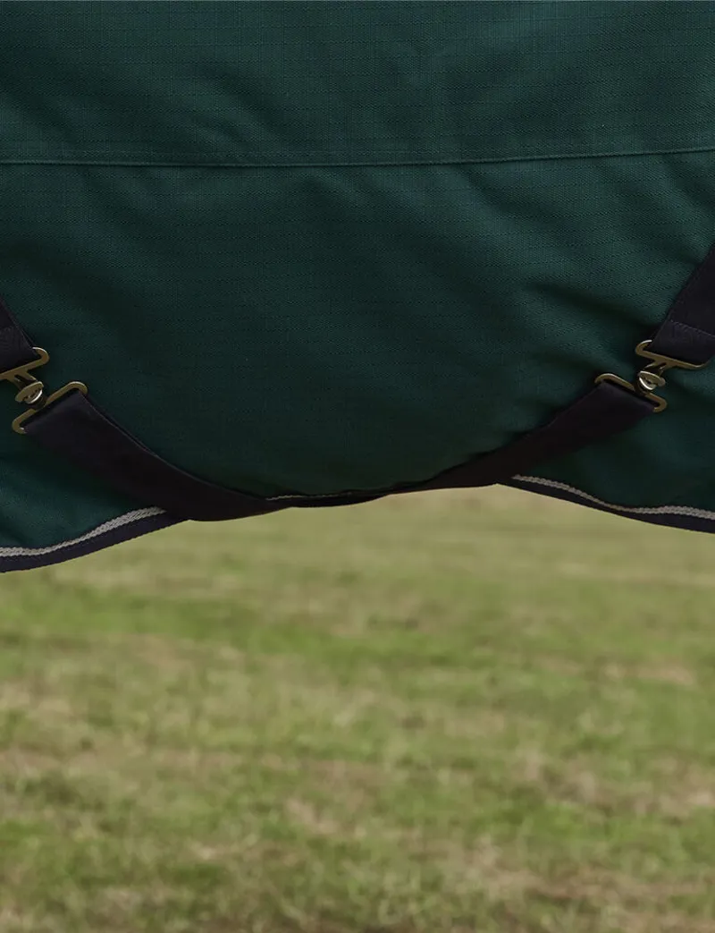 Weatherbeeta ComFiTec Plus Dynamic Turnout Rug Detach-A-Neck 100G - 6'0 Forest Green Navy-4