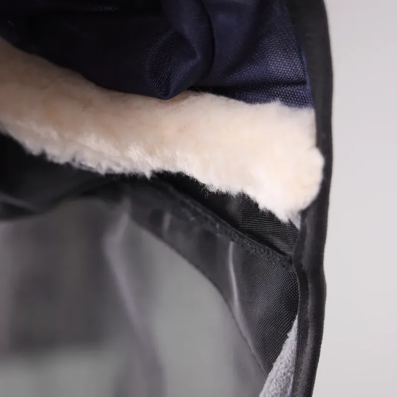 Shires FlyGuard Pro Deluxe Fly Mask With Ears - Navy-3