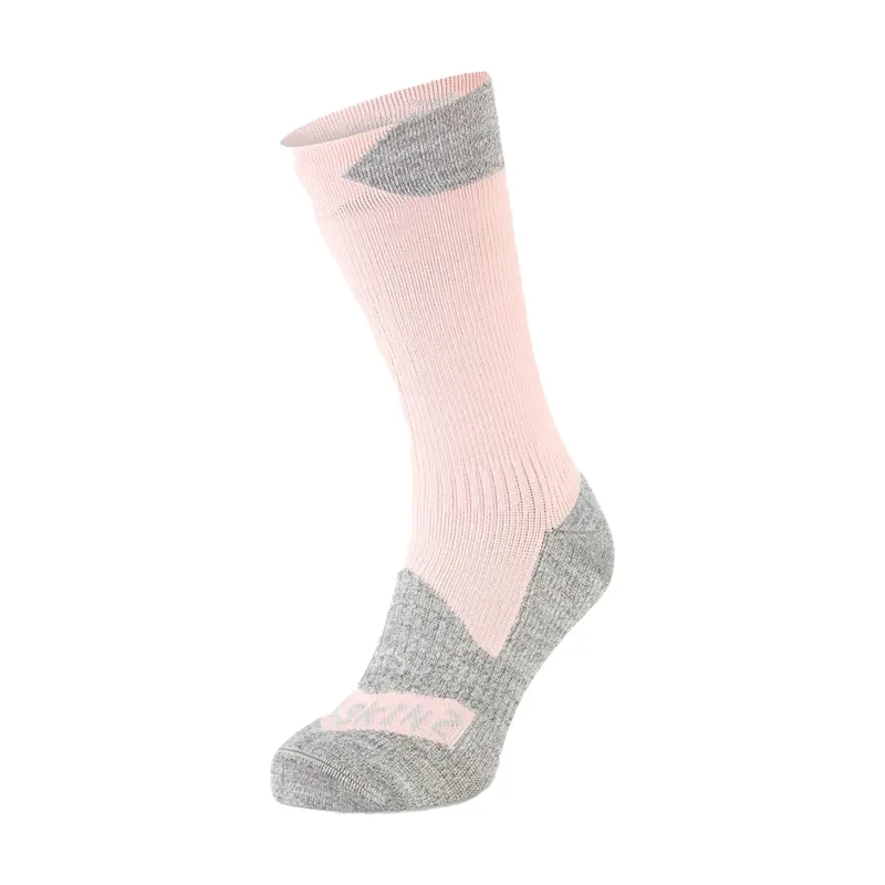Sealskinz Raynham WP AW Mid Length Sock - Pink