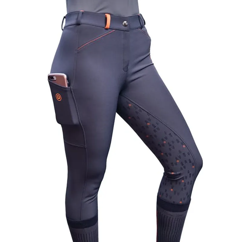 Dublin Gigi Full Grip Tech Breeches - Asphalt