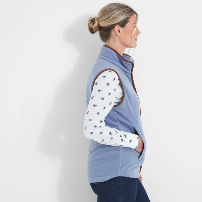 Schoffel Lyndon II Fleece Gilet - Powder Blue-4