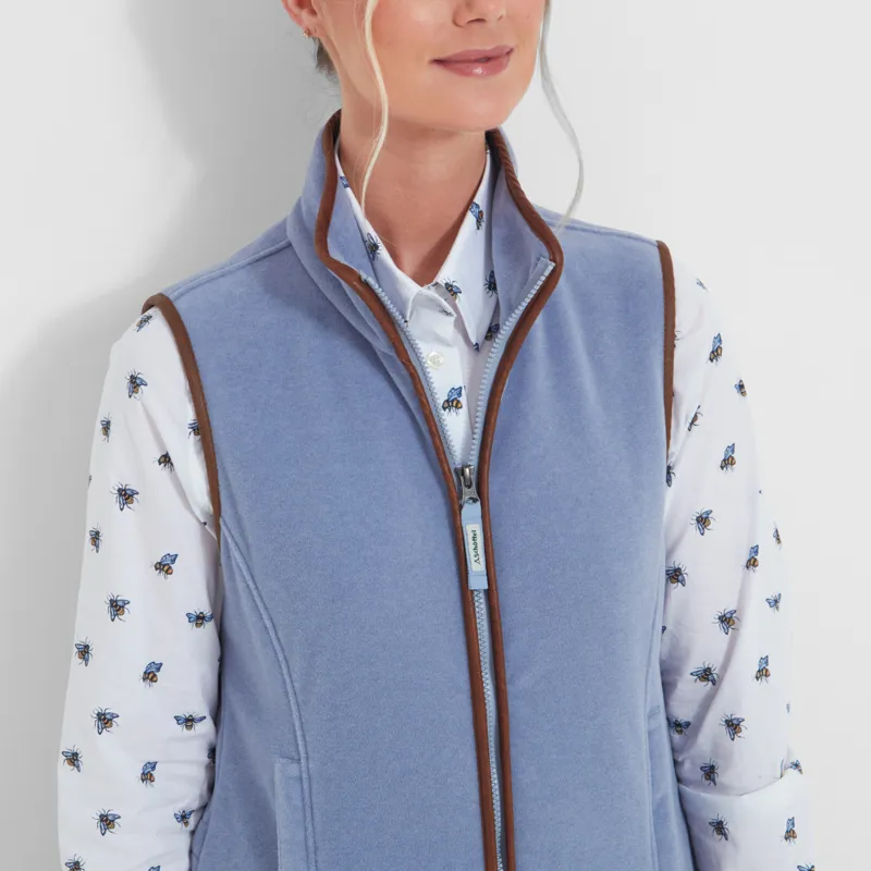 Schoffel Lyndon II Fleece Gilet - Powder Blue-2