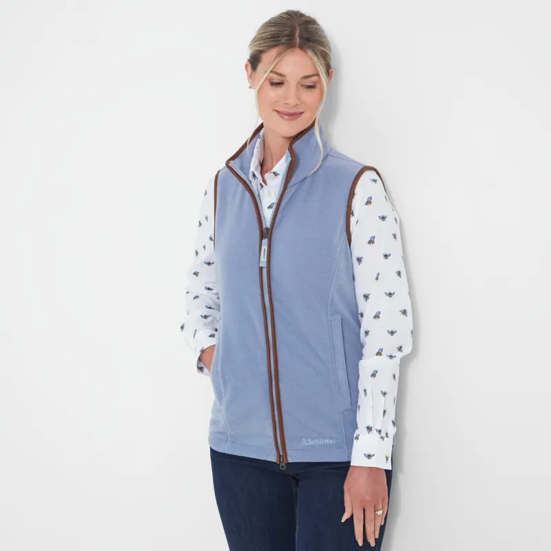 Schoffel Lyndon II Fleece Gilet - Powder Blue-1