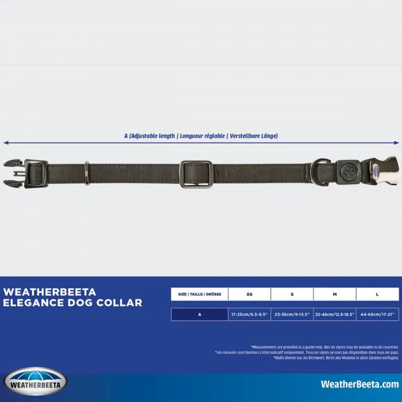 Weatherbeeta Elegance Dog Collar - Medium-12