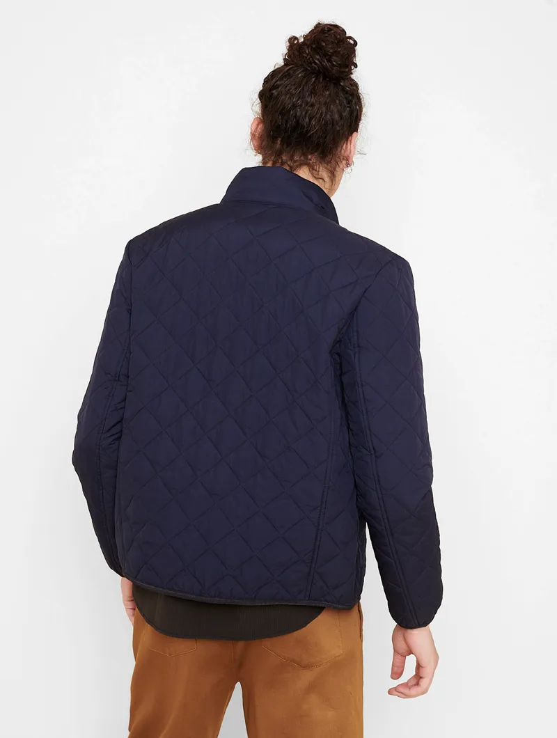 Aigle Macoli Quilted Jacket - Marine Blue-1