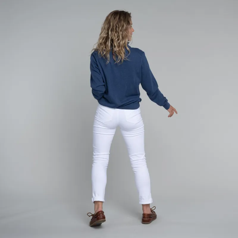 Schoffel Polperro Pima 1/4 Zip - French Navy-3