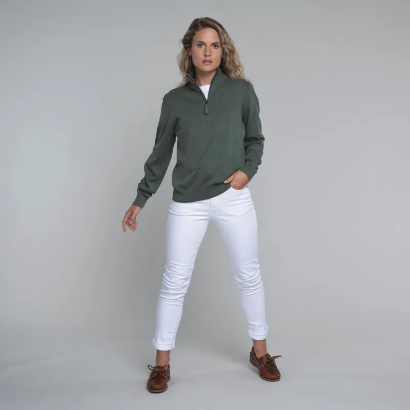 Schoffel Polperro Pima 1/4 Zip - Country Green-3