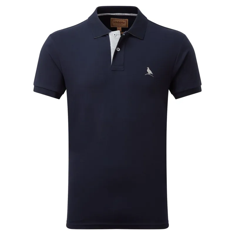 Schoffel St Ives Jersey Polo Shirt - Navy
