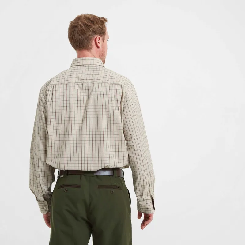 Schoffel Burnham Tattersall Shirt - Damson Tattersall-1