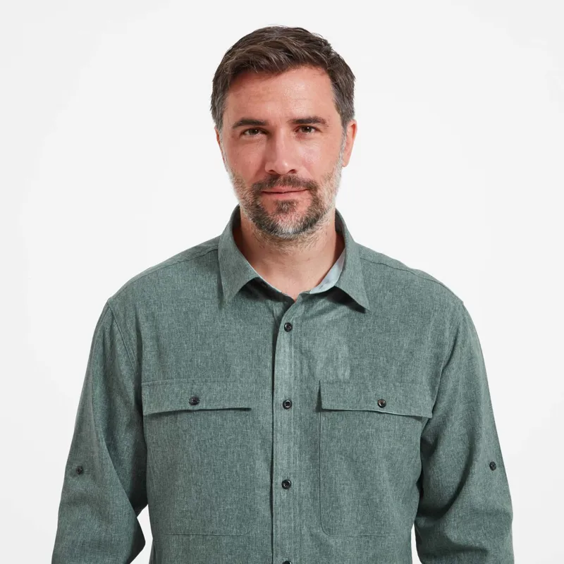 Schoffel Findhorn Technical Fishing Shirt - Dark Olive-4