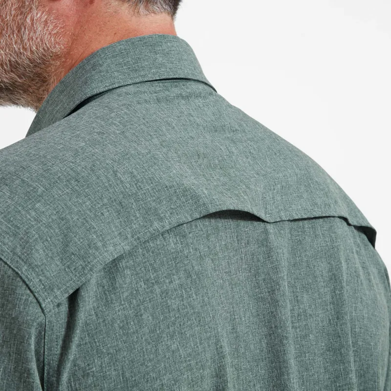 Schoffel Findhorn Technical Fishing Shirt - Dark Olive-3