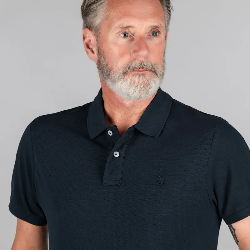 Schoffel St Ives Polo Shirt - Navy-4