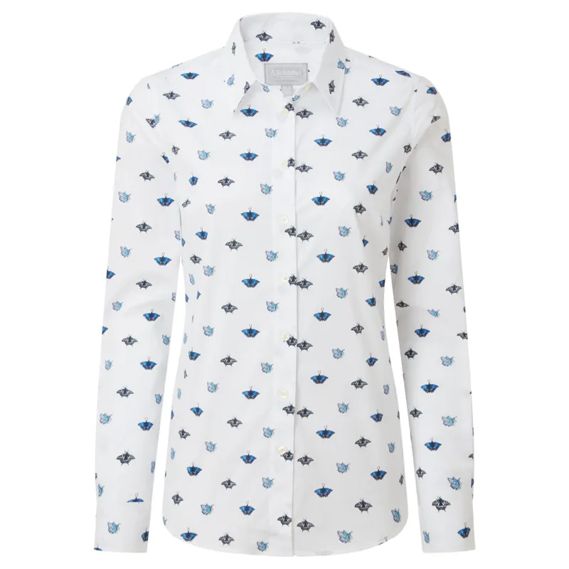 Schoffel Norfolk Shirt - Butterfly Print