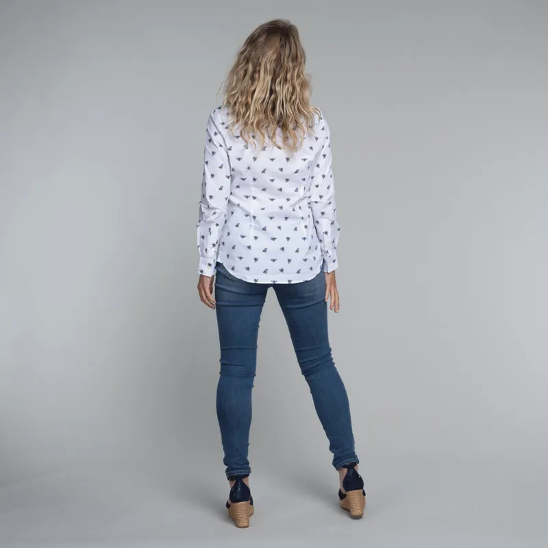 Schoffel Norfolk Shirt - Bee Print-2