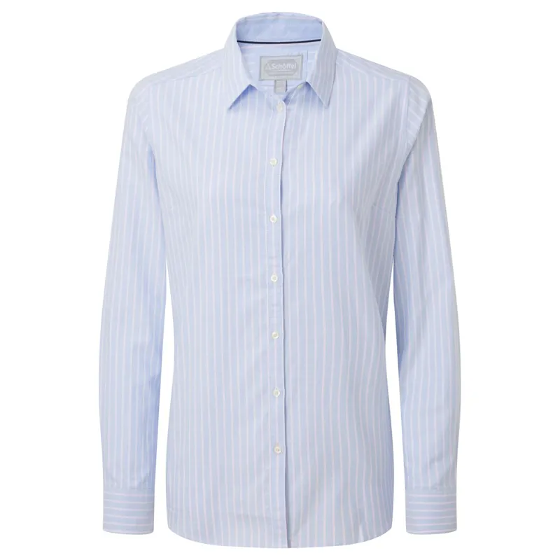 Schoffel Cley Soft Oxford Shirt - Blue-Pink Stripe-4