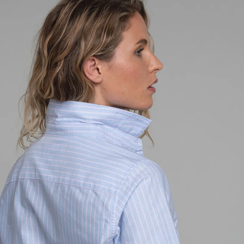 Schoffel Cley Soft Oxford Shirt - Blue-Pink Stripe-1