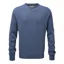 Schoffel Cotton/Cashmere Crew Neck Jumper - Stone Blue