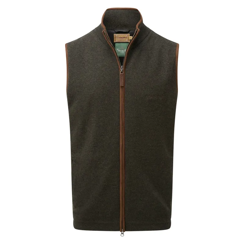 Schoffel Lambswool Aerobloc Gilet - Loden Green