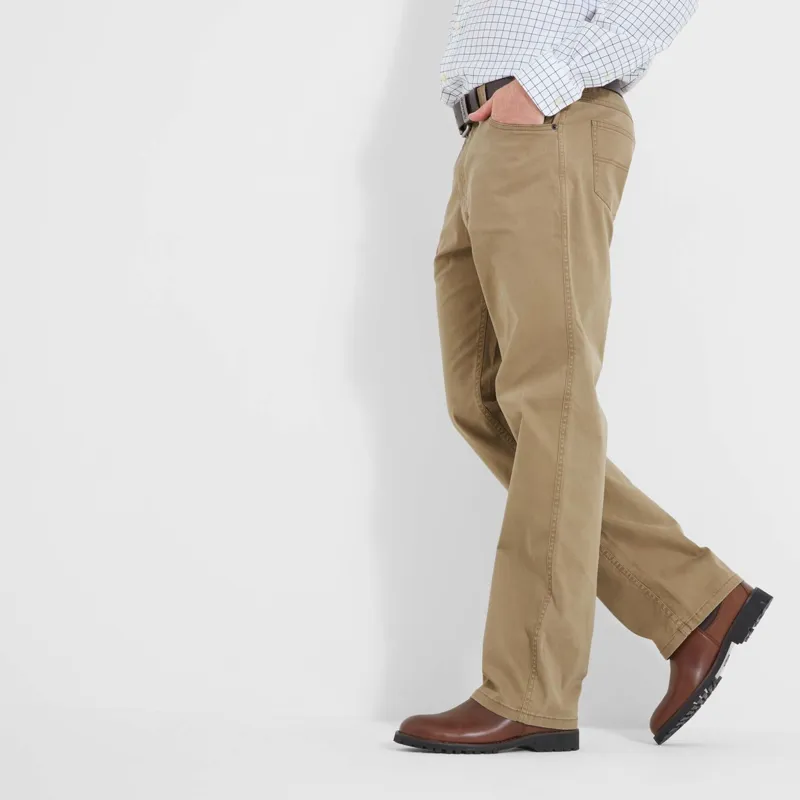 Schoffel Canterbury 5 Pocket Jean - Camel-2