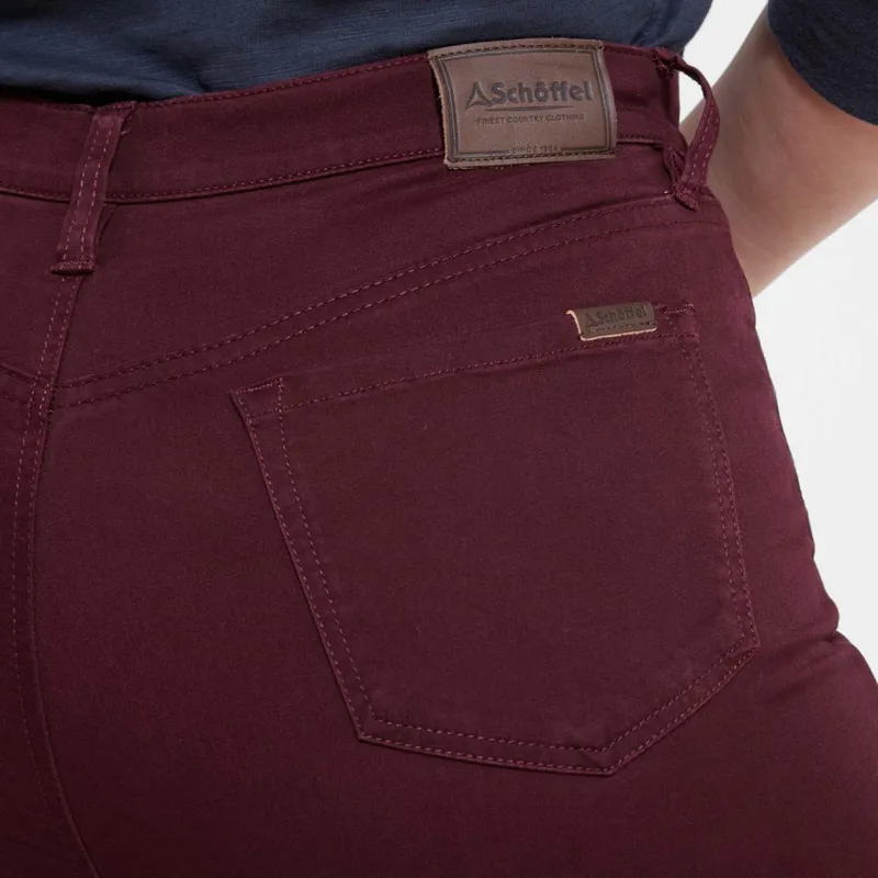 Schoffel Poppy Jean - Deep Plum-3