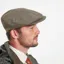 Schoffel Countryman Tweed Cap - Loden Green Herringbone Tweed
