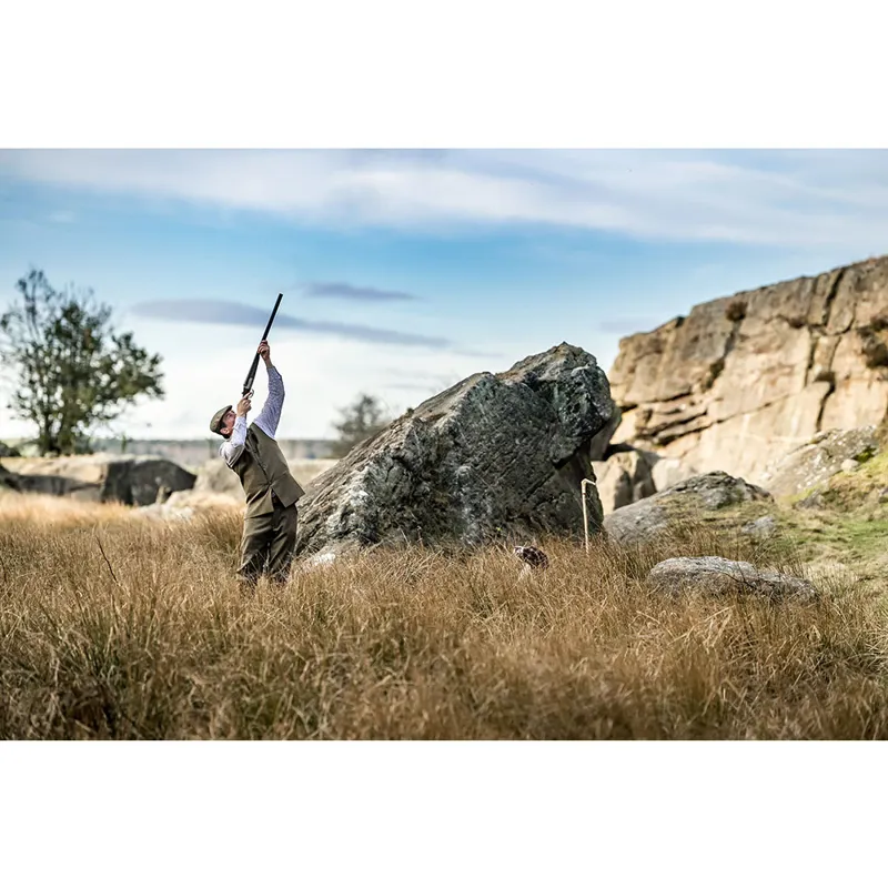 Schoffel Nehru Tweed Waistcoat - Buckingham Tweed-6