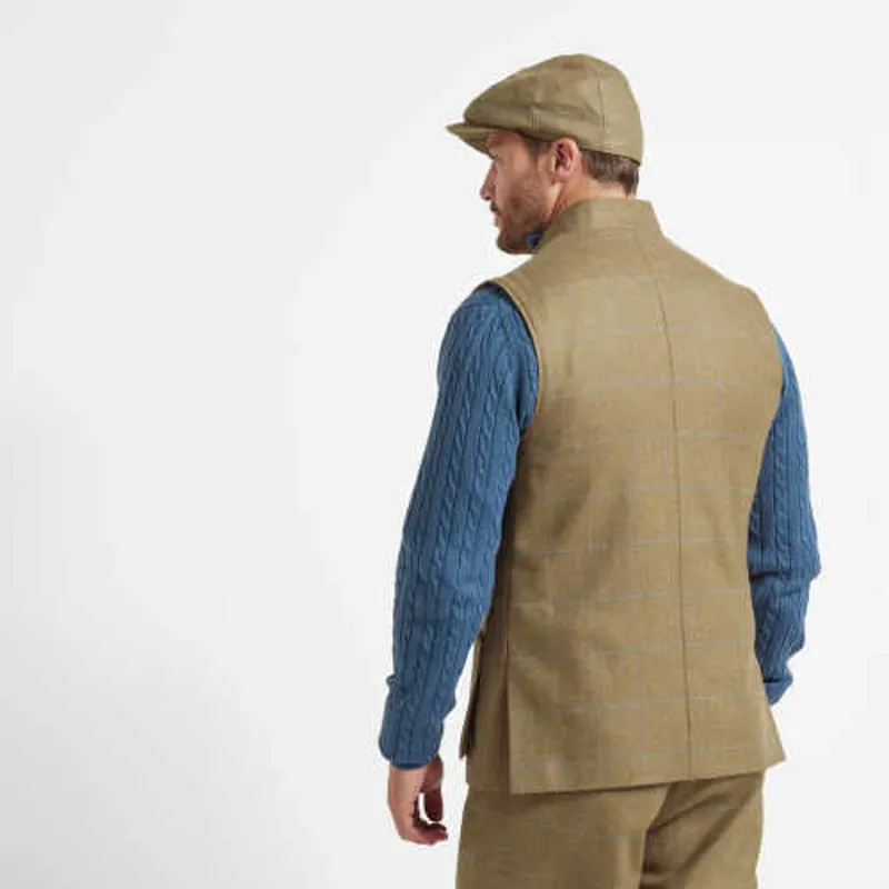 Schoffel Holcot Tweed Waistcoat - Corry Tweed-1