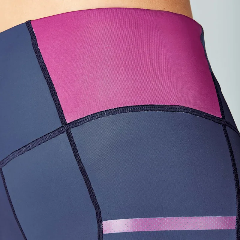 Dublin Power Tech Colour Block Full Grip Tights - Red Violet-4