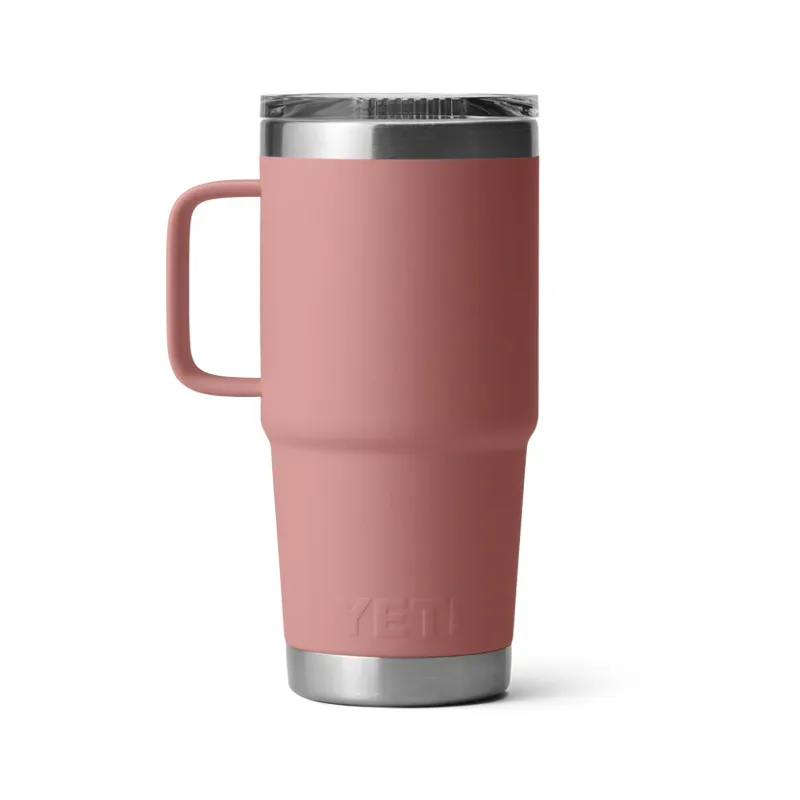 YETI Rambler 20 Oz Travel Mug 2.0 - Sandstone Pink-1
