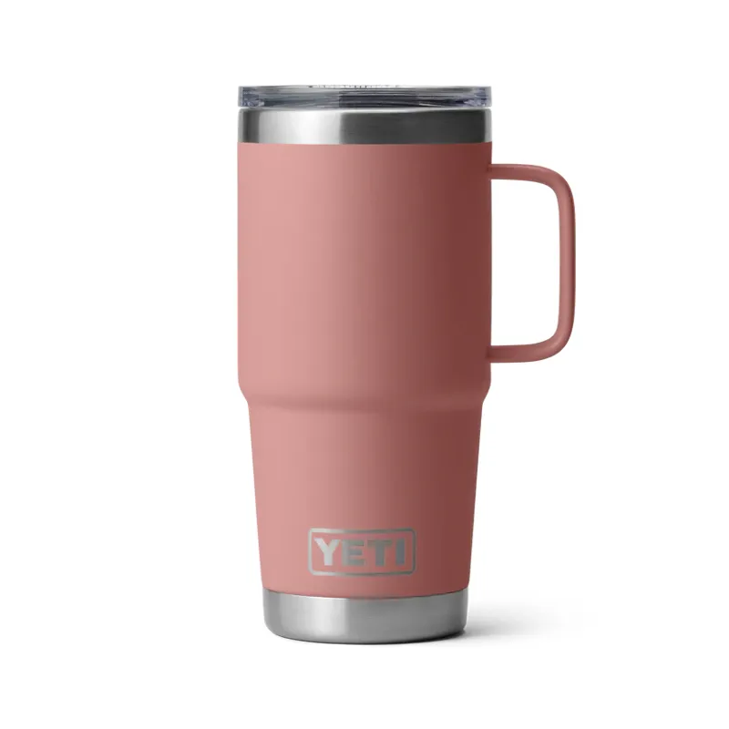 YETI Rambler 20 Oz Travel Mug 2.0 - Sandstone Pink-2