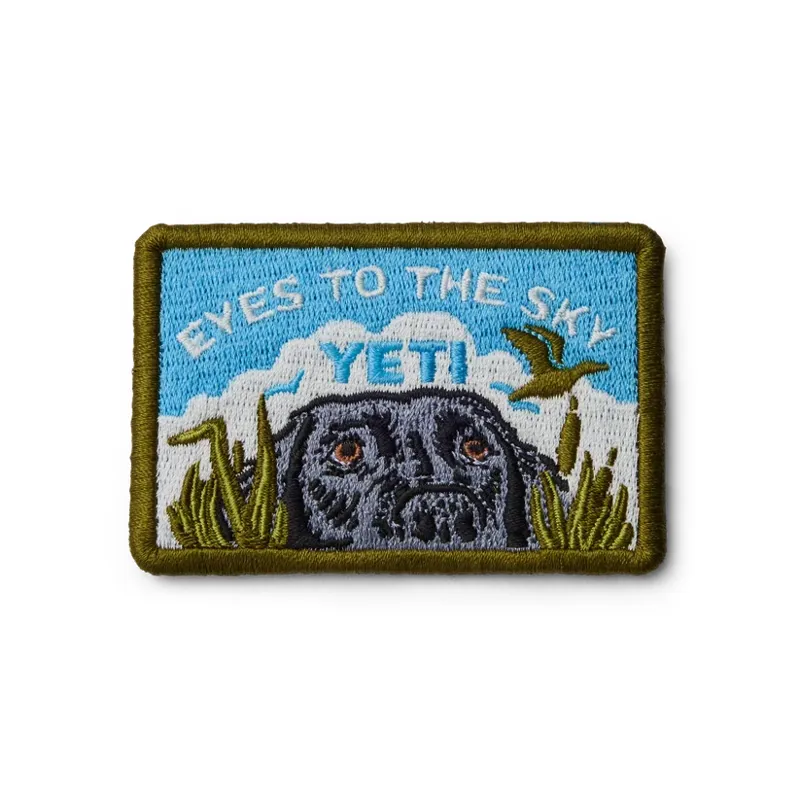 Yeti Eyes To The Sky Patch - Blue