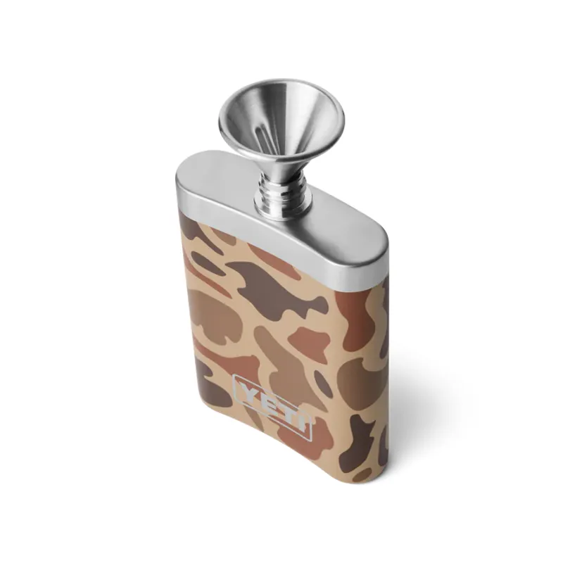 YETI Rambler Hip Flask - Wetlands Camo-2