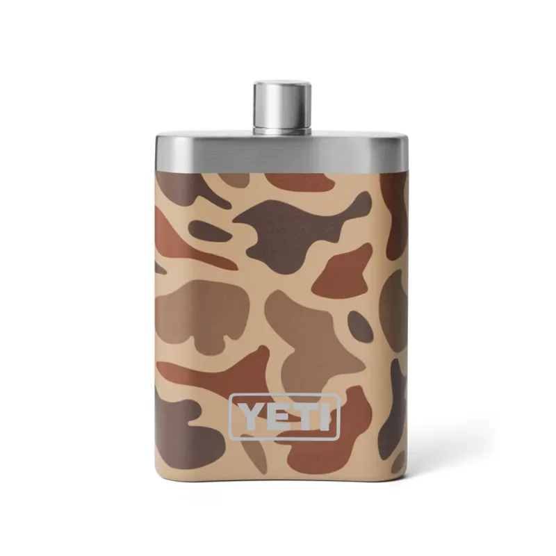 YETI Rambler Hip Flask - Wetlands Camo