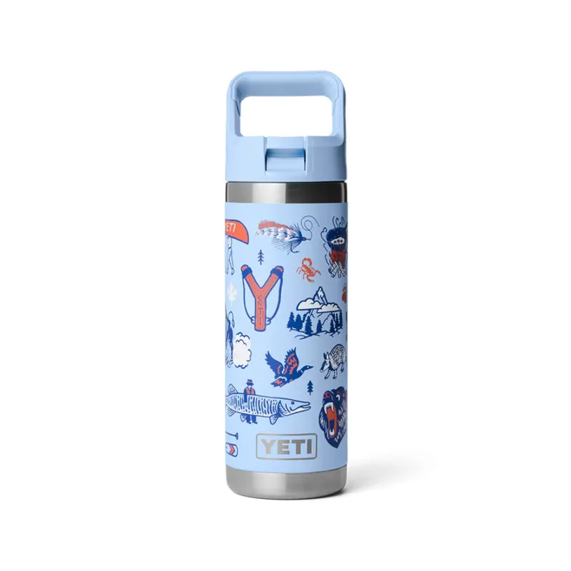 YETI Rambler 18oz Coloured Straw Bottle - Big Sky Summer Camp